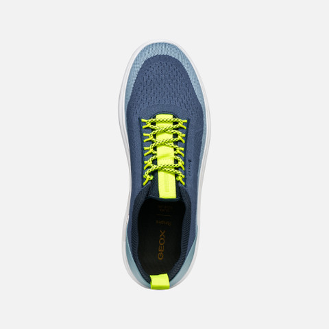 Fabric sneakers SPHERICA MAN Avio/Light sky - image number 5 | GEOX
