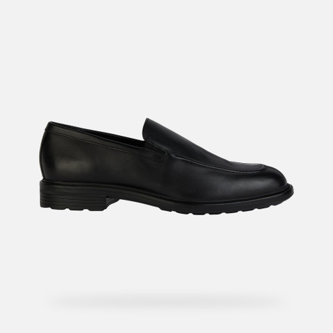leather loafers WALK PLEASURE MAN Black - image number 1 | GEOX