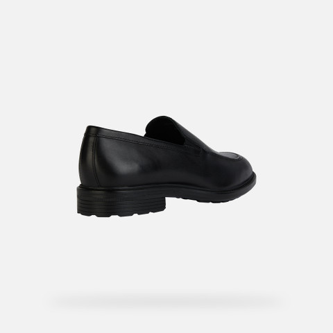 leather loafers WALK PLEASURE MAN Black - image number 4 | GEOX