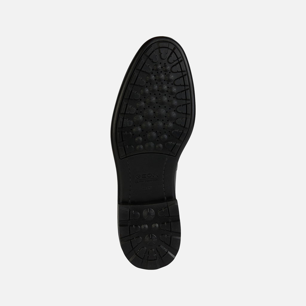 leather loafers WALK PLEASURE MAN Black - image number 6 | GEOX