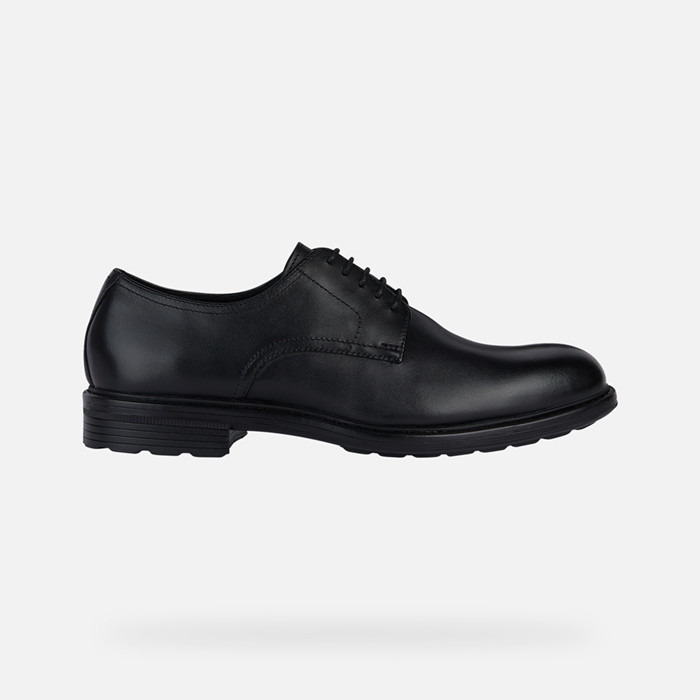 Zapatos de piel WALK PLEASURE HOMBRE Negro | GEOX