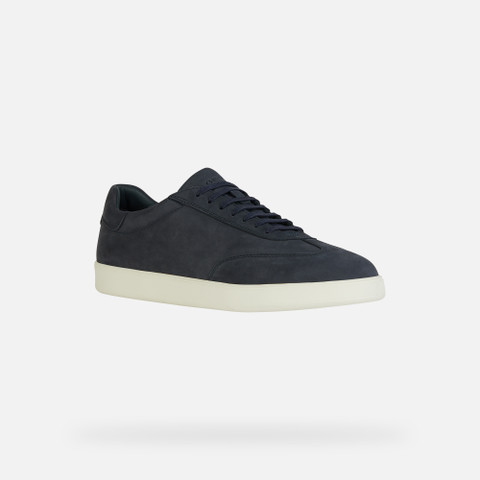 Geox® REGIO: Men's navy Low Top Sneakers | Geox® PRESTIGE