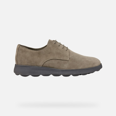 Suede shoes SPHERICA EC10 MAN Dove grey - image number 1 | GEOX