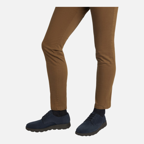 Suede shoes SPHERICA EC10 MAN Navy - image number 2 | GEOX