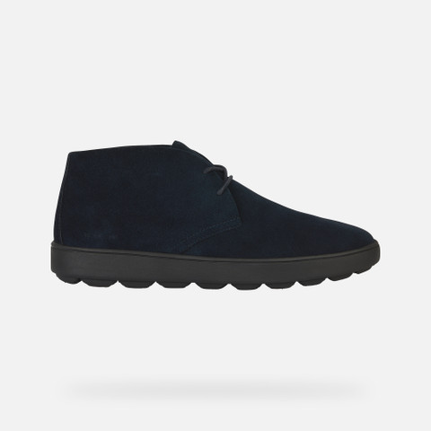 Suede shoes SPHERICA ECUB-1 MAN Navy - image number 1 | GEOX
