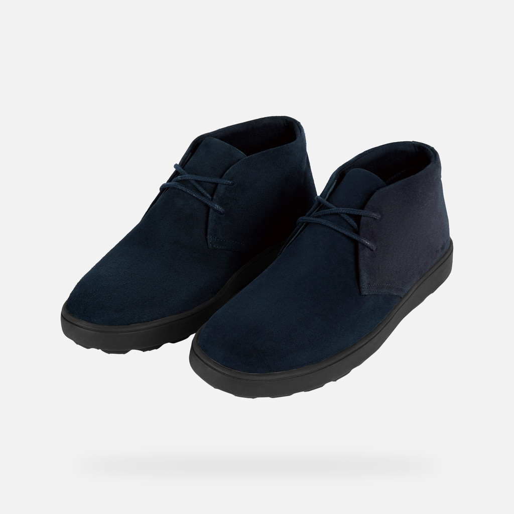 Suede shoes SPHERICA ECUB-1 MAN Navy - image number 9 | GEOX