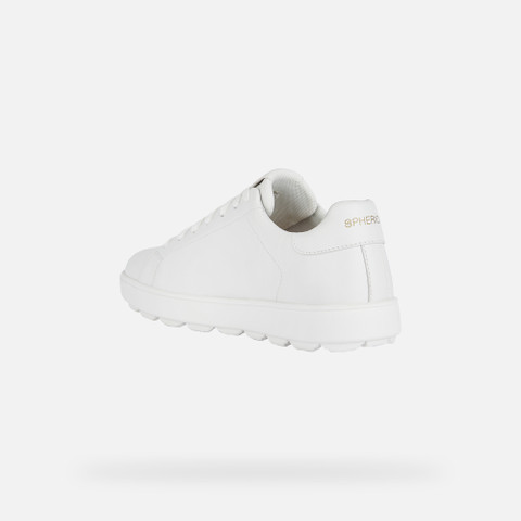 Geox® SPHERICA ECUB-1: Men's white Low Top Sneakers | Geox® SS