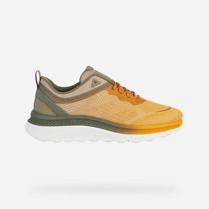 Cushioned sneakers SPHERICA ACTIF X MAN Yellow/Sage | GEOX
