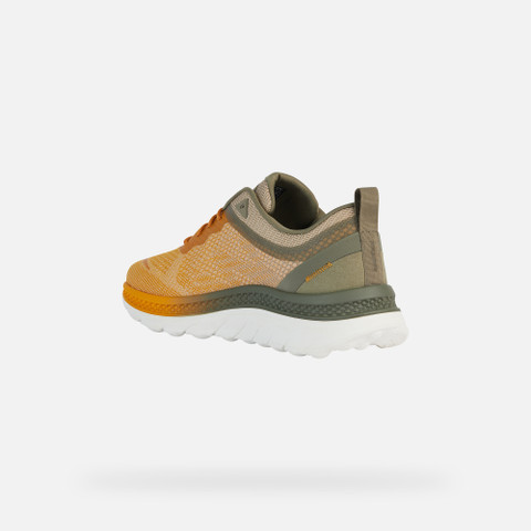 cushioned sneakers SPHERICA ACTIF X MAN Yellow/Sage - image number 3 | GEOX