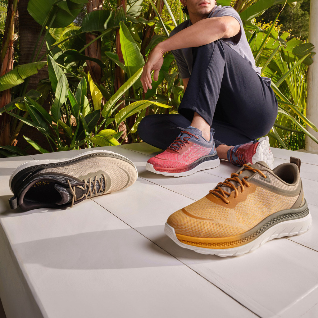 cushioned sneakers SPHERICA ACTIF X MAN Yellow/Sage - image number 7 | GEOX