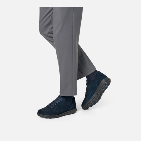 Suede shoes SPHERICA EC12 MAN Navy - image number 2 | GEOX