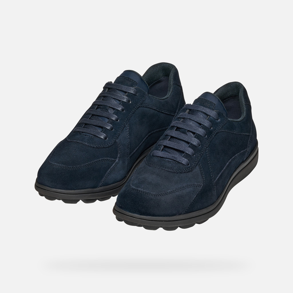 Suede shoes SPHERICA EC12 MAN Navy - image number 8 | GEOX