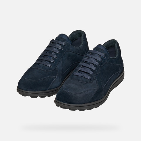 Suede shoes SPHERICA EC12 MAN Navy - image number 8 | GEOX