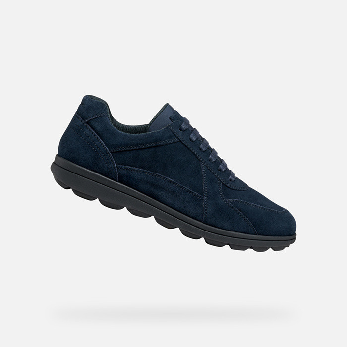 Wildlederschuhe SPHERICA EC12 HERR Marineblau | GEOX