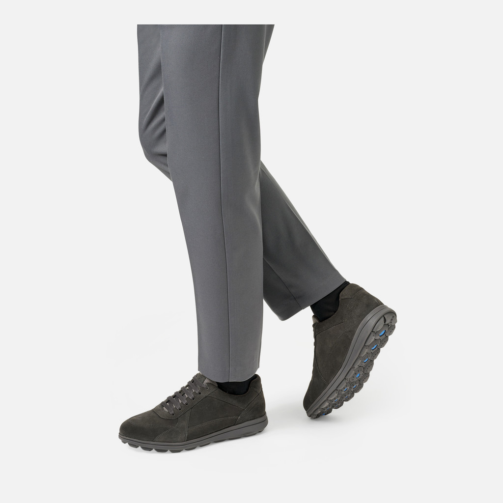 Suede shoes SPHERICA EC12 MAN Mud - image number 2 | GEOX