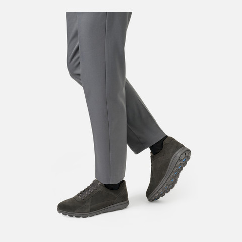 Suede shoes SPHERICA EC12 MAN Mud - image number 2 | GEOX