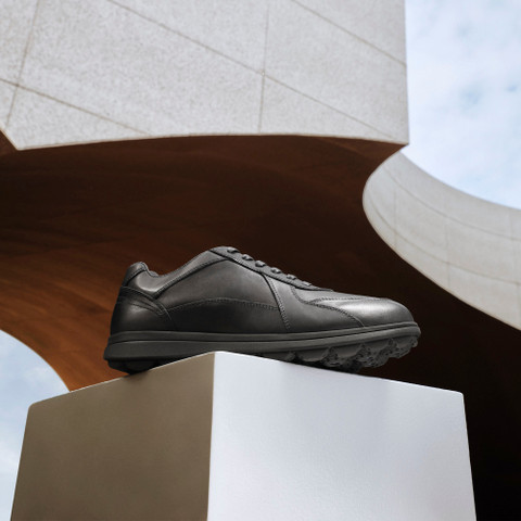 leather shoes SPHERICA EC12 MAN Navy - image number 7 | GEOX