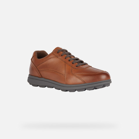 leather shoes SPHERICA EC12 MAN Cognac - image number 3 | GEOX