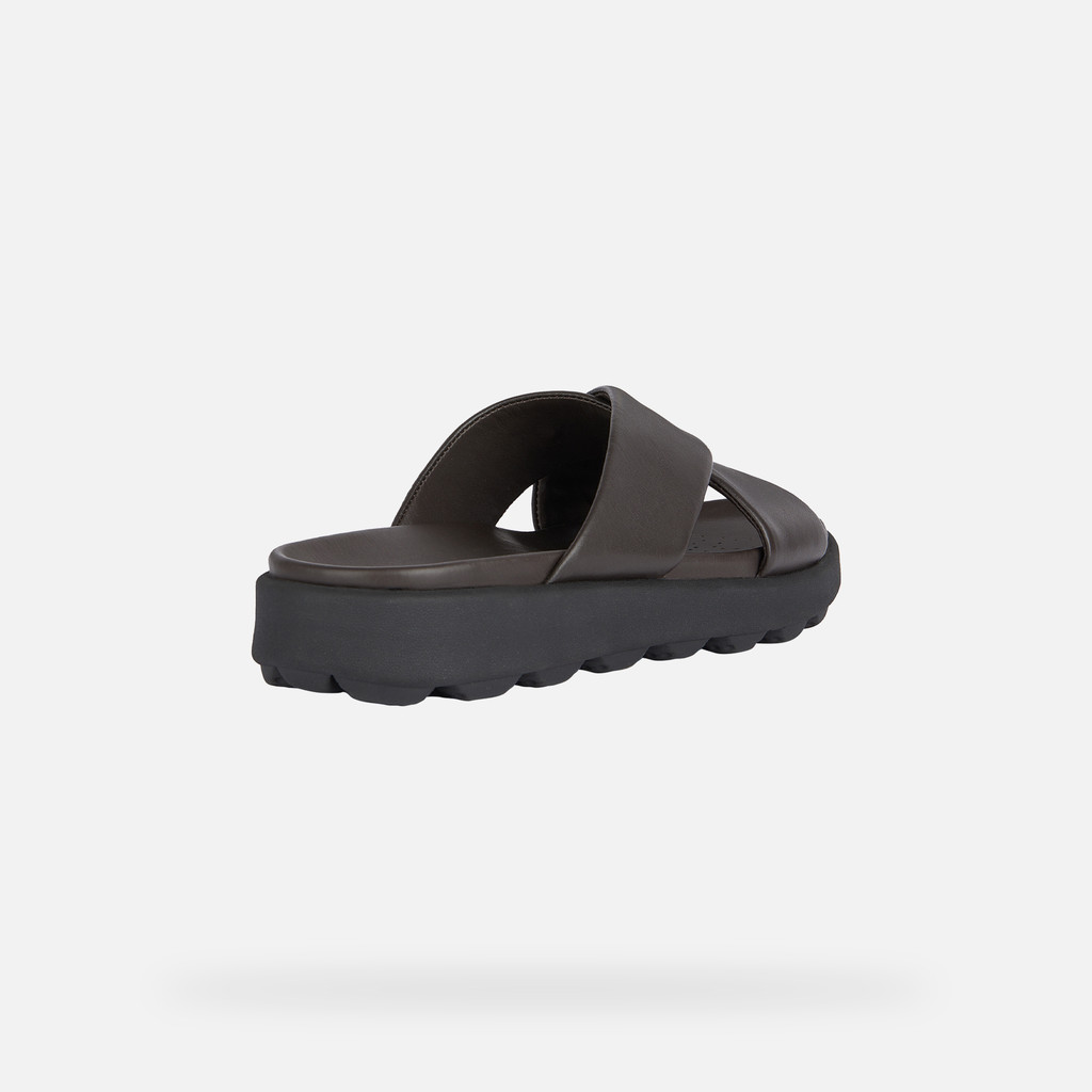 slides shoes SPHERICA EC6 MAN Dark Brown - image number 4 | GEOX