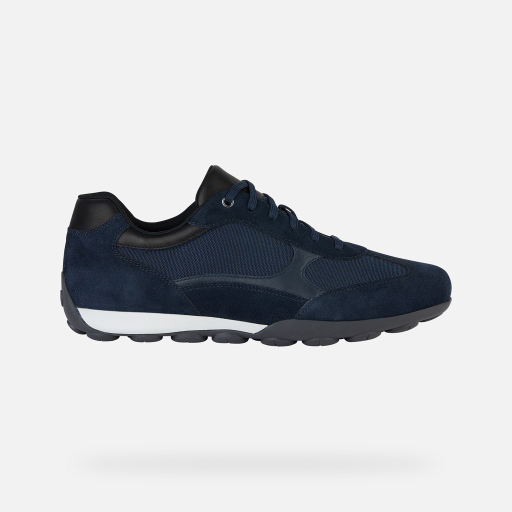 Geox® SNAKE 2.0: Men's navy Low Top Sneakers | Geox® SS