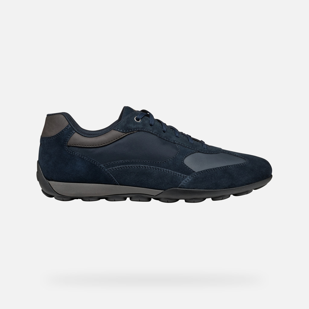 Geox® SNAKE 2.0 MAN: Navy Low Top Sneakers | Geox