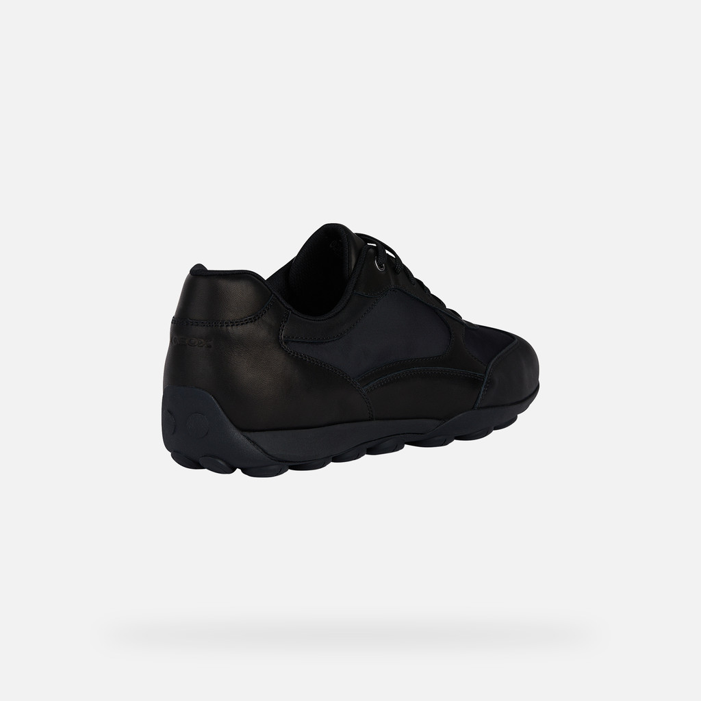 Geox® SNAKE 2.0: Men's black Low Top Sneakers | Geox® SS