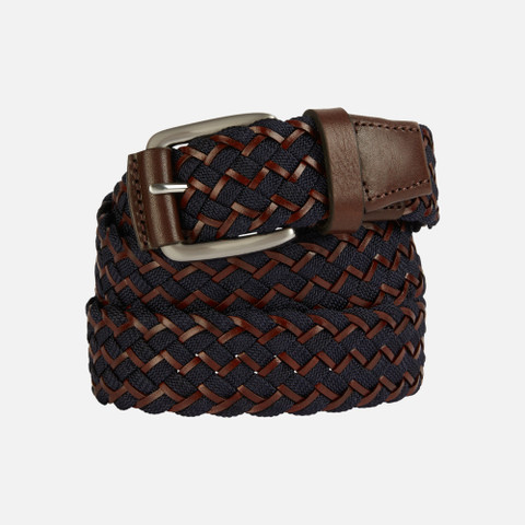 Belt BELT MAN Navy/Tan - image number 0 | GEOX