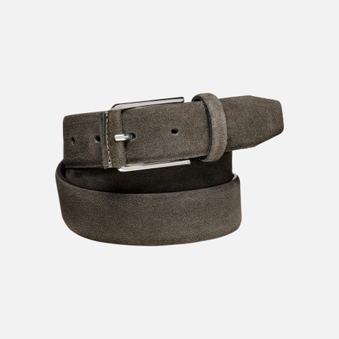 leather belt BELT MAN Dark Coffee - image number 0 | GEOX