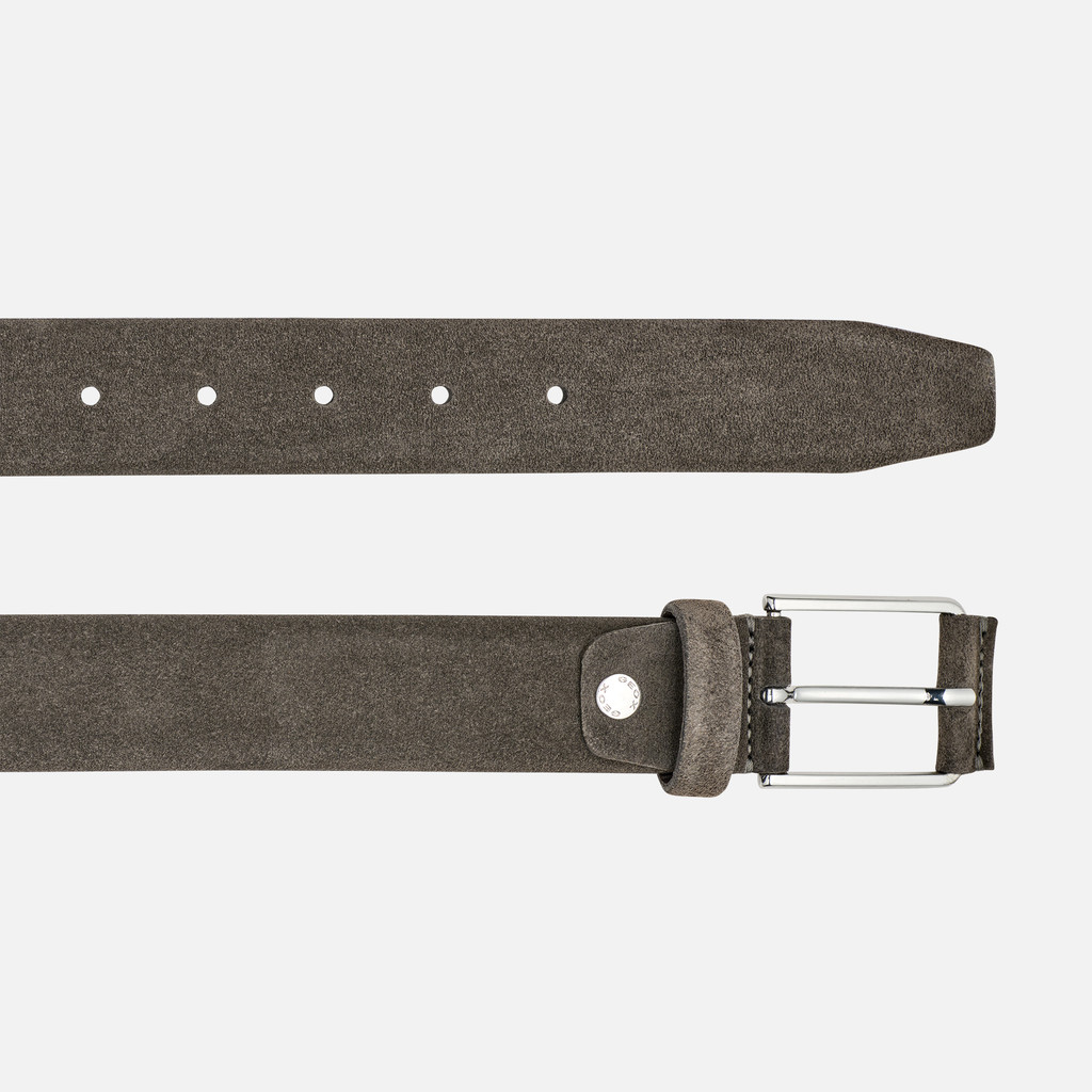 leather belt BELT MAN Dark Coffee - image number 1 | GEOX