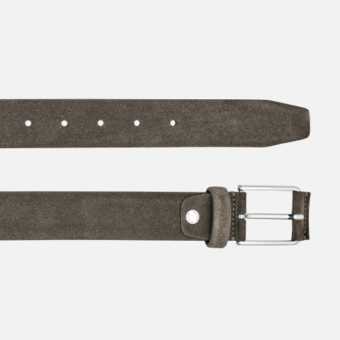 leather belt BELT MAN Dark Coffee - image number 1 | GEOX