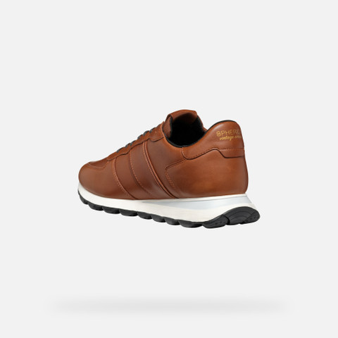 Low top sneakers SPHERICA VSERIES MAN Light Brown - image number 3 | GEOX