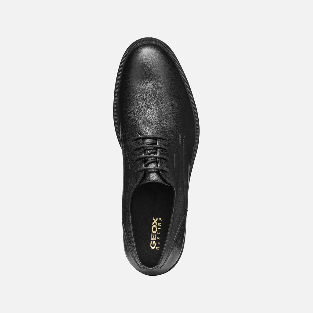 Geox TERENCE MAN Black leather shoes Geox