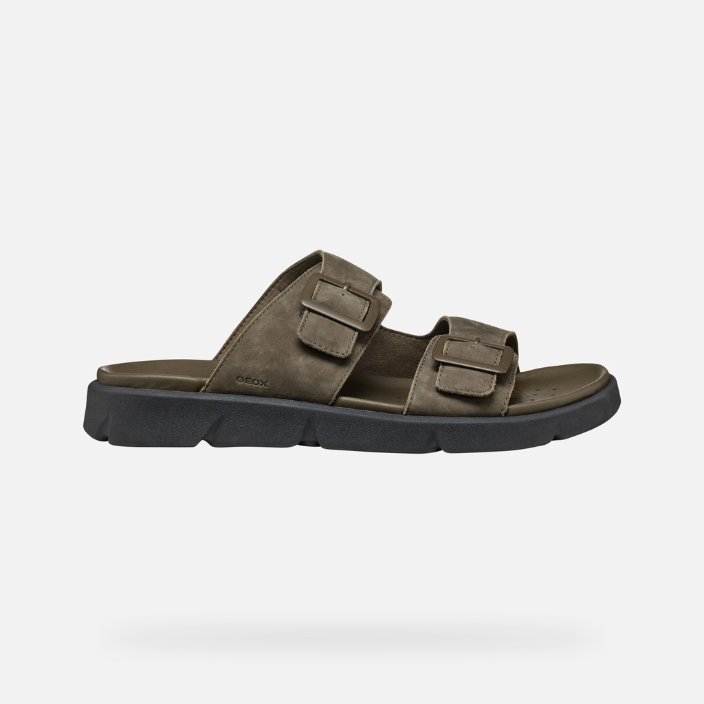 Slides shoes XAND 2S MAN Military - image number 1 | GEOX