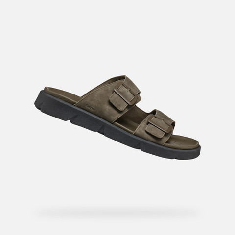 Slides shoes XAND 2S MAN Military - image number 0 | GEOX