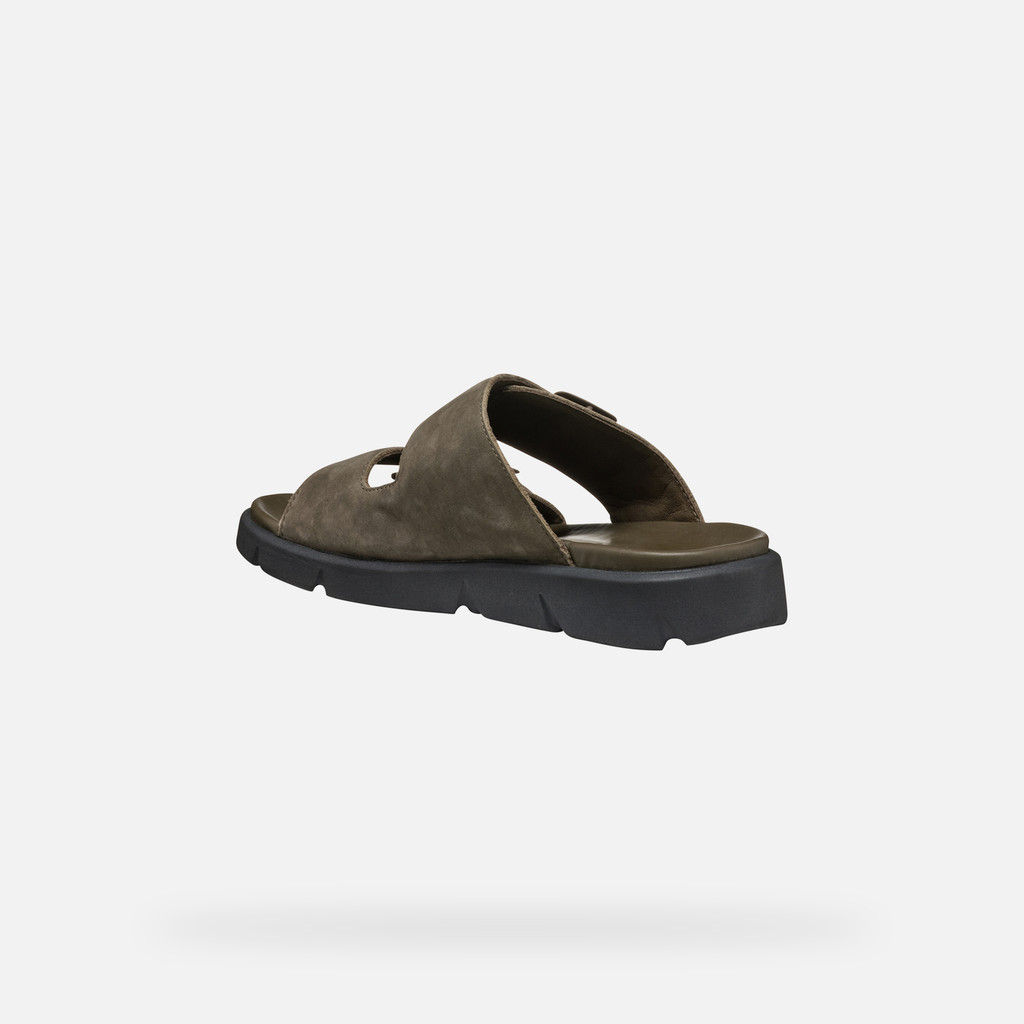 Slides shoes XAND 2S MAN Military - image number 4 | GEOX