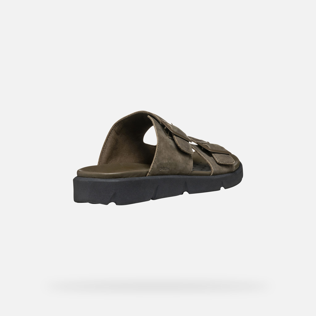 Slides shoes XAND 2S MAN Military - image number 5 | GEOX
