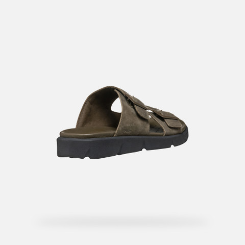 Slides shoes XAND 2S MAN Military - image number 5 | GEOX