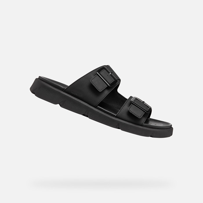 Slides shoes XAND 2S MAN Black | GEOX