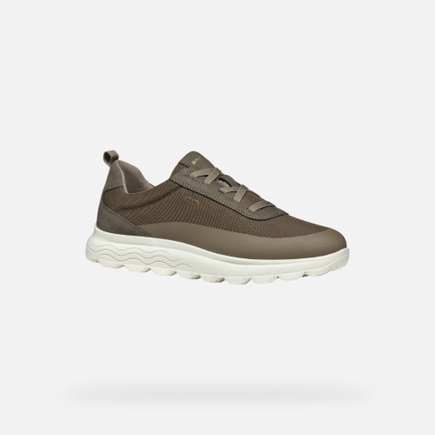 Niedrige Sneakers SPHERICA HERR Taupe - image number 3 | GEOX