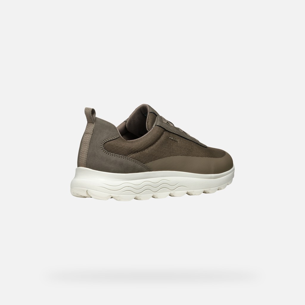 Niedrige Sneakers SPHERICA HERR Taupe - image number 5 | GEOX