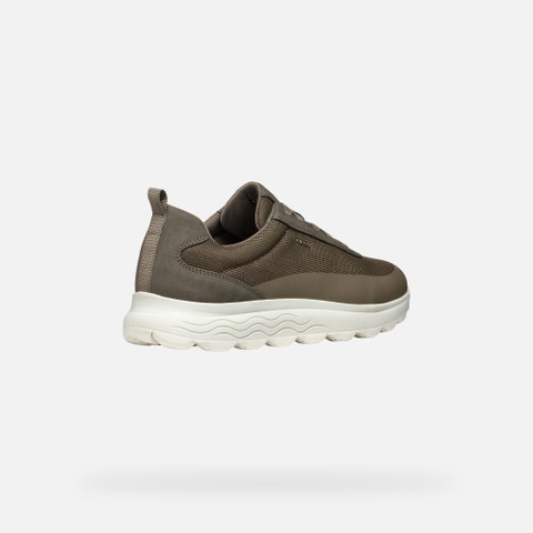Niedrige Sneakers SPHERICA HERR Taupe - image number 5 | GEOX