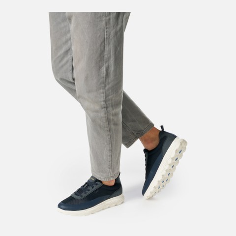 Low top sneakers SPHERICA MAN Navy - image number 1 | GEOX