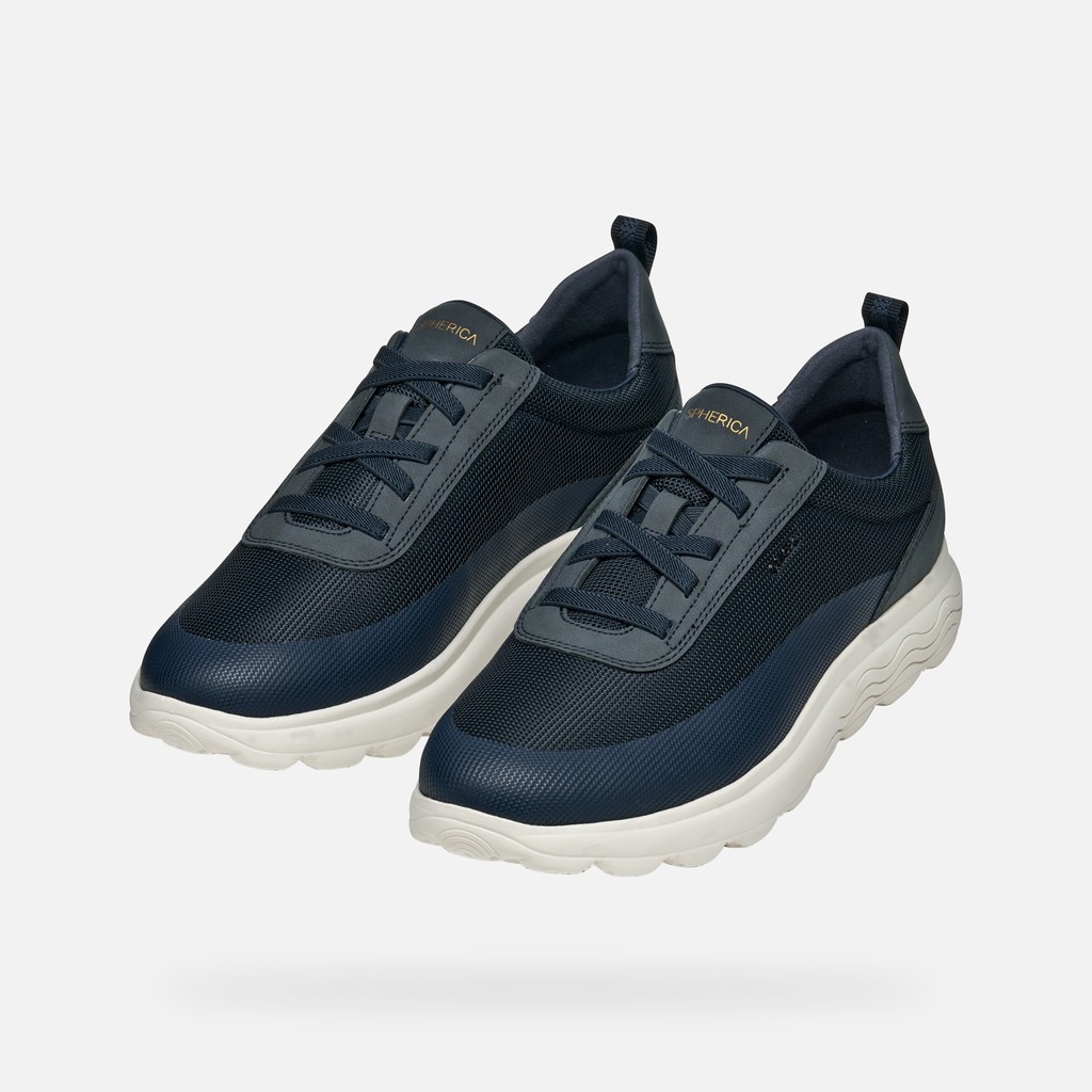 Low top sneakers SPHERICA MAN Navy - image number 8 | GEOX