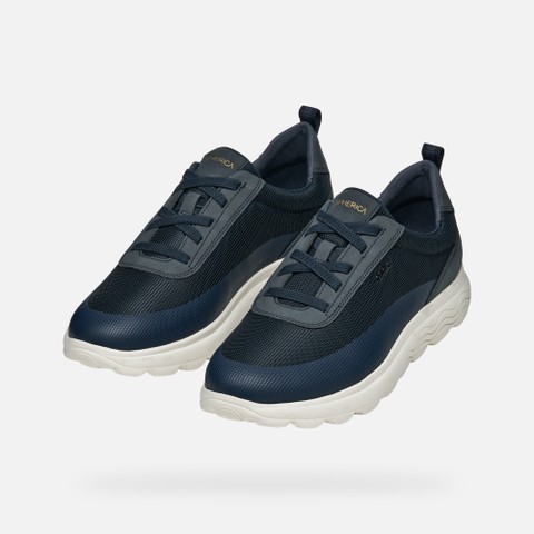 Low top sneakers SPHERICA MAN Navy - image number 8 | GEOX