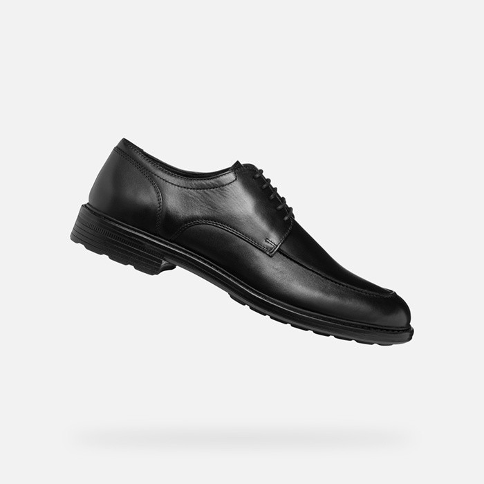 Zapatos de piel WALK PLEASURE HOMBRE Negro | GEOX
