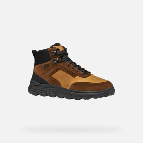 Waterproof boots SPHERICA 4X4 ABX MAN Cognac/Black - image number 2 | GEOX