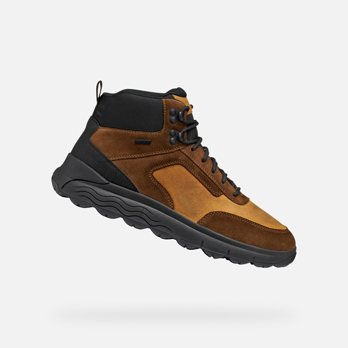 Botas impermeables SPHERICA 4X4 ABX HOMBRE Coñac/Negro | GEOX