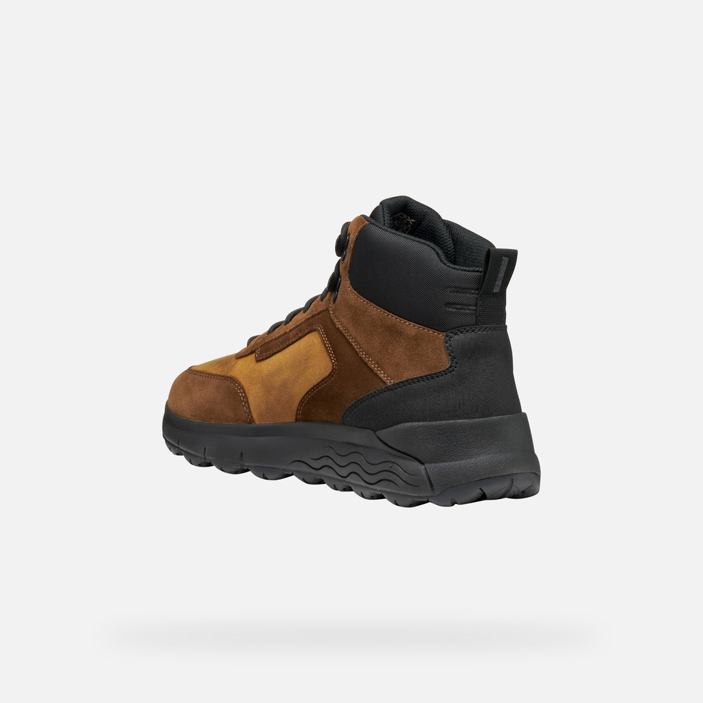 Waterproof boots SPHERICA 4X4 ABX MAN Cognac/Black - image number 3 | GEOX