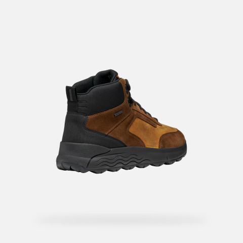 Waterproof boots SPHERICA 4X4 ABX MAN Cognac/Black - image number 4 | GEOX