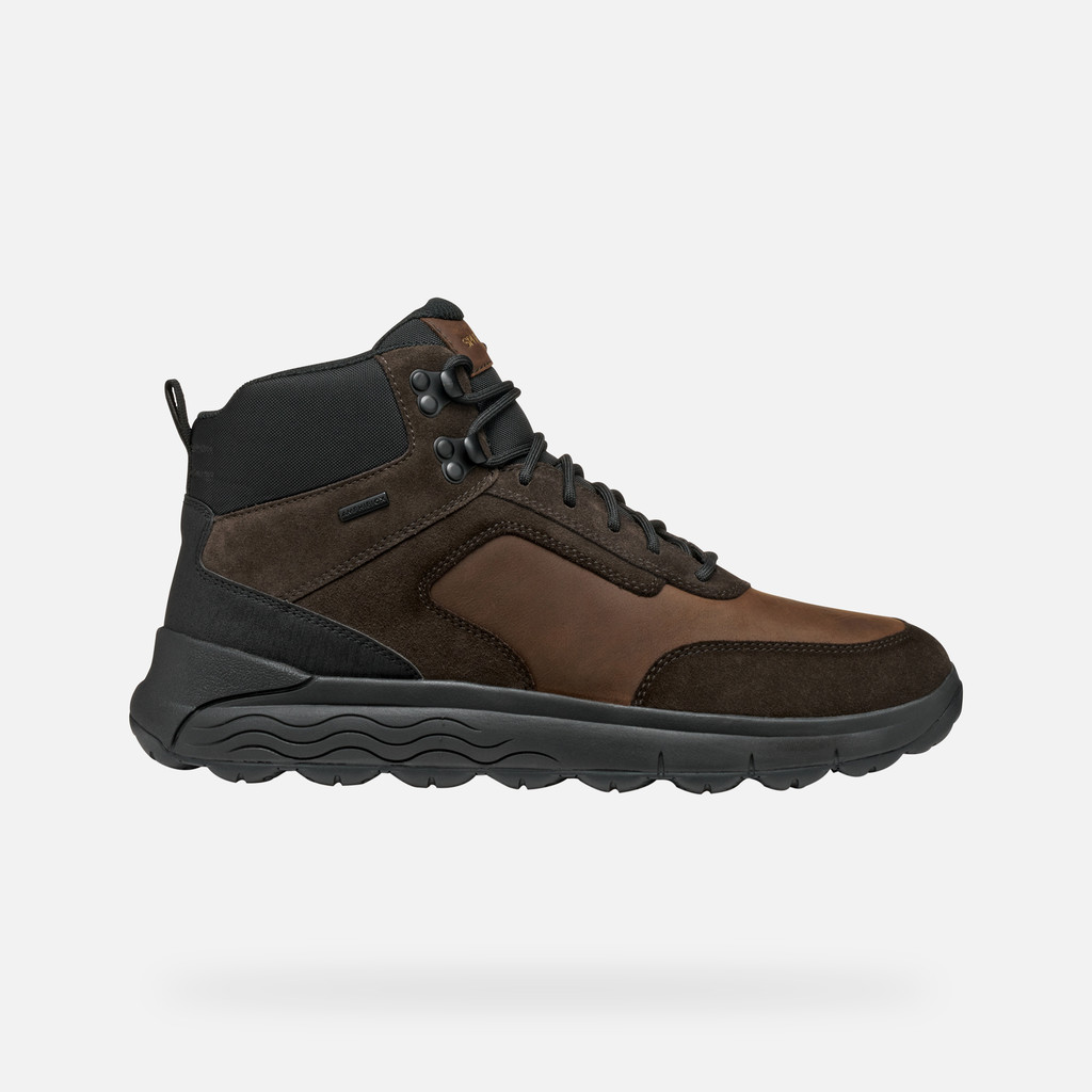 Waterproof boots SPHERICA 4X4 ABX MAN Dark Brown - image number 1 | GEOX